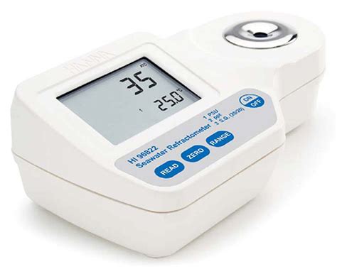 hanna instruments digital seawater refractometer|hanna refractometer.